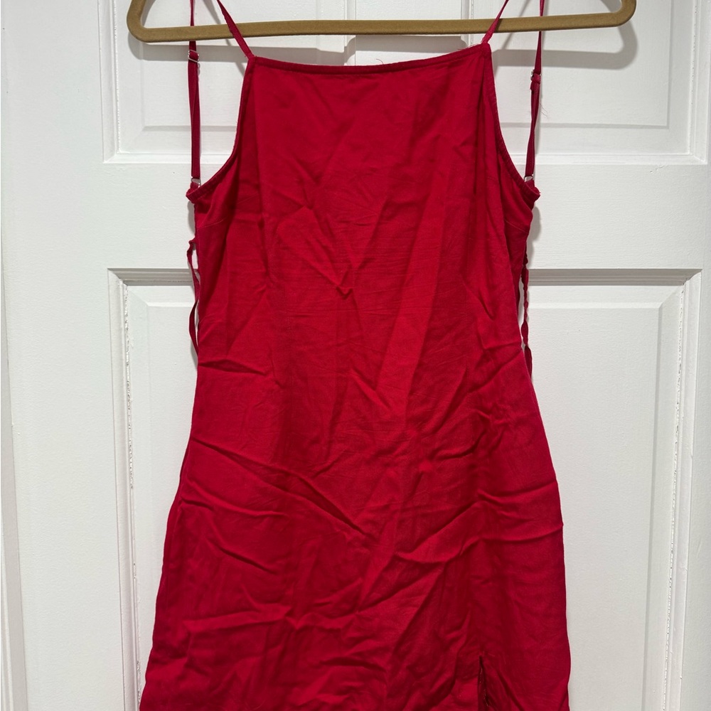 Urban Outfitters Red Backless Dress